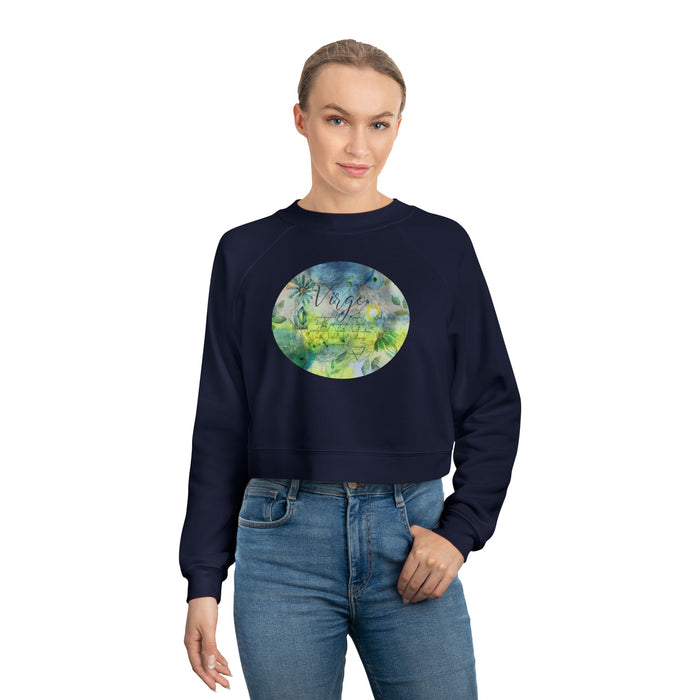 Virgo Women's Cropped Fleece Pullover