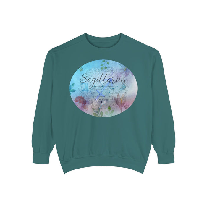 Sagittarius Unisex Garment-Dyed Sweatshirt