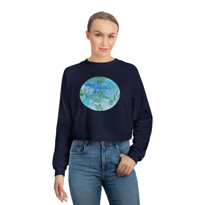 Aquarius Women's Cropped Fleece Pullover