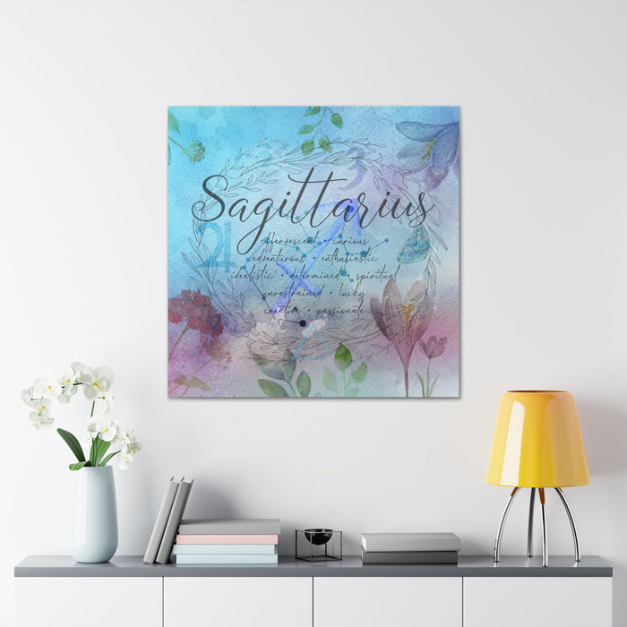 Sagittarius Canvas Gallery Wraps