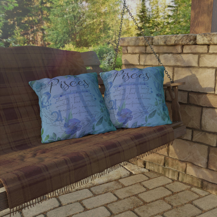 Pisces Outdoor Pillows
