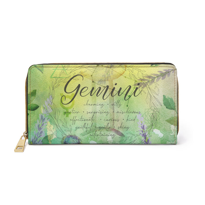 Gemini Zipper Wallet