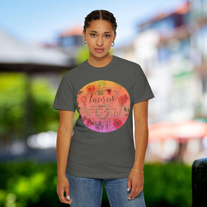 Taurus Unisex Garment-Dyed T-shirt