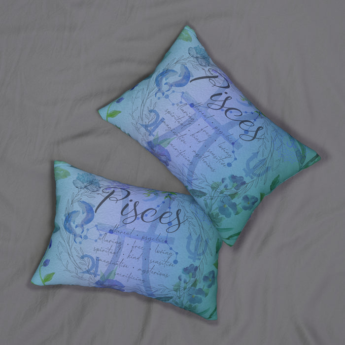 Pieces Spun Polyester Lumbar Pillow
