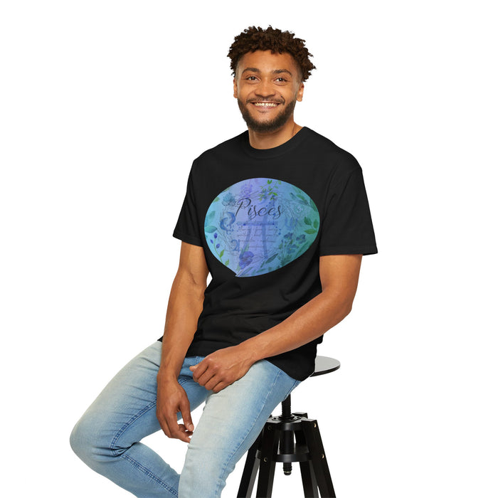 Pisces Unisex Garment-Dyed T-shirt