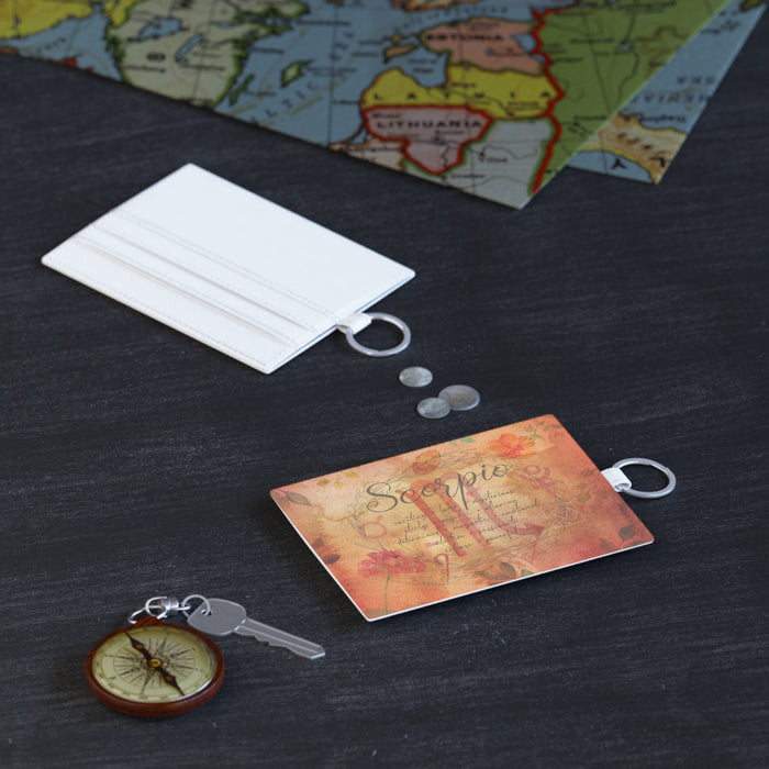 Scorpio Leather Card Holder