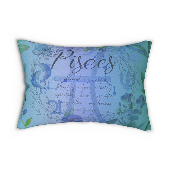 Pieces Spun Polyester Lumbar Pillow