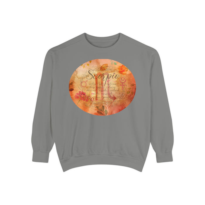 Scorpio Unisex Garment-Dyed Sweatshirt