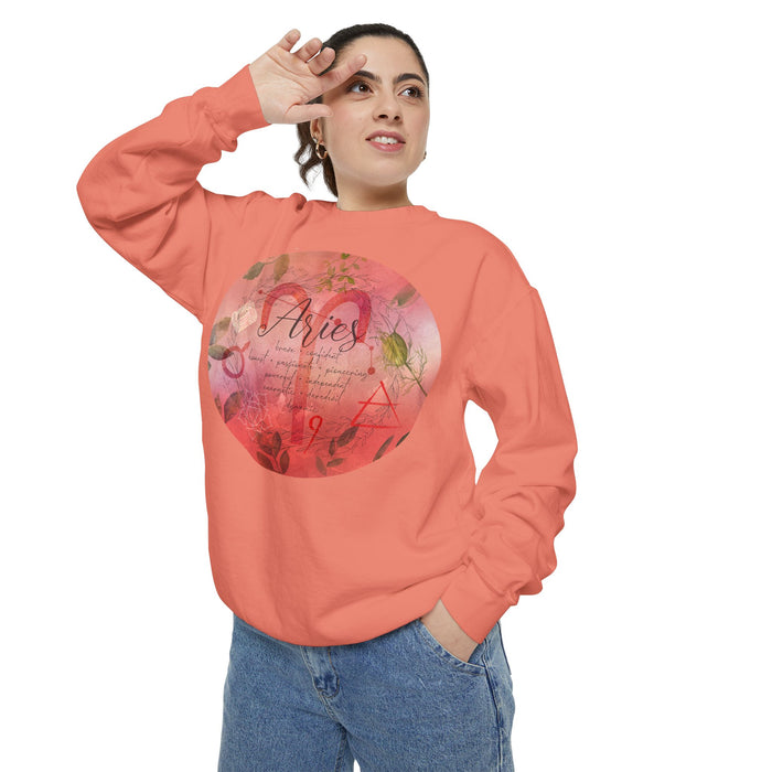 Aries Unisex Garment-Dyed Sweatshirt