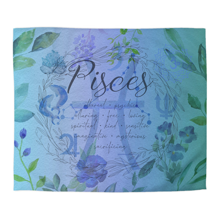 Pisces Microfiber Duvet Cover