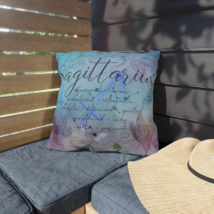 Sagittarius Outdoor Pillows
