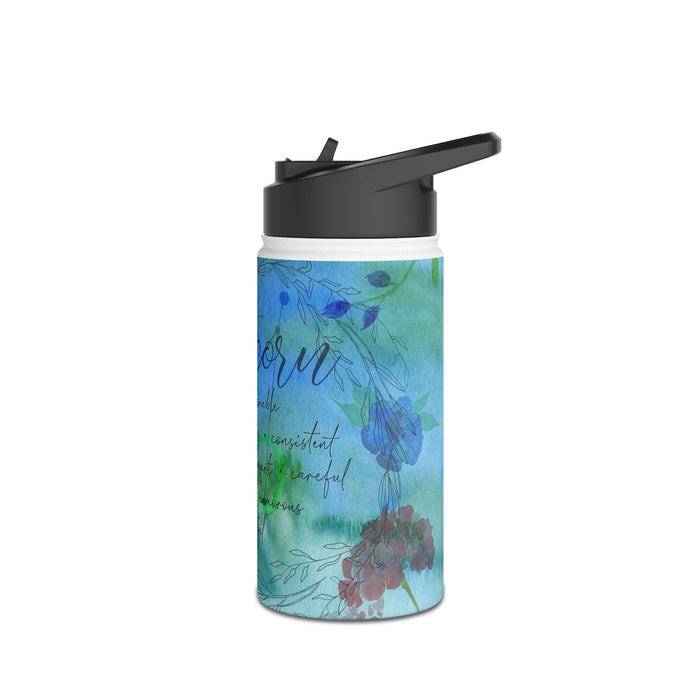 Capricorn Stainless Steel Water Bottle, Standard Lid
