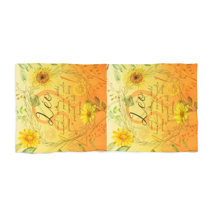 Leo Beach Towel