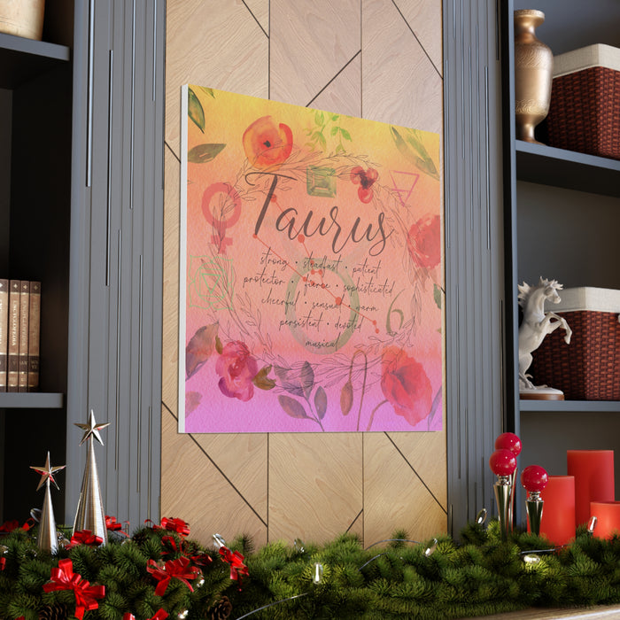 Taurus Canvas Gallery Wraps