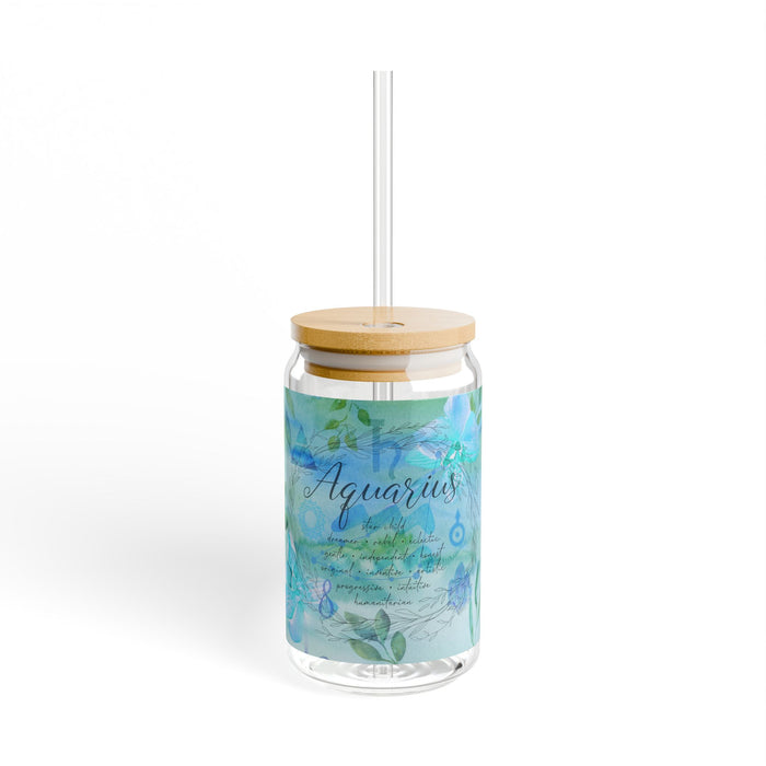 Aquarius Sipper Glass, 16oz
