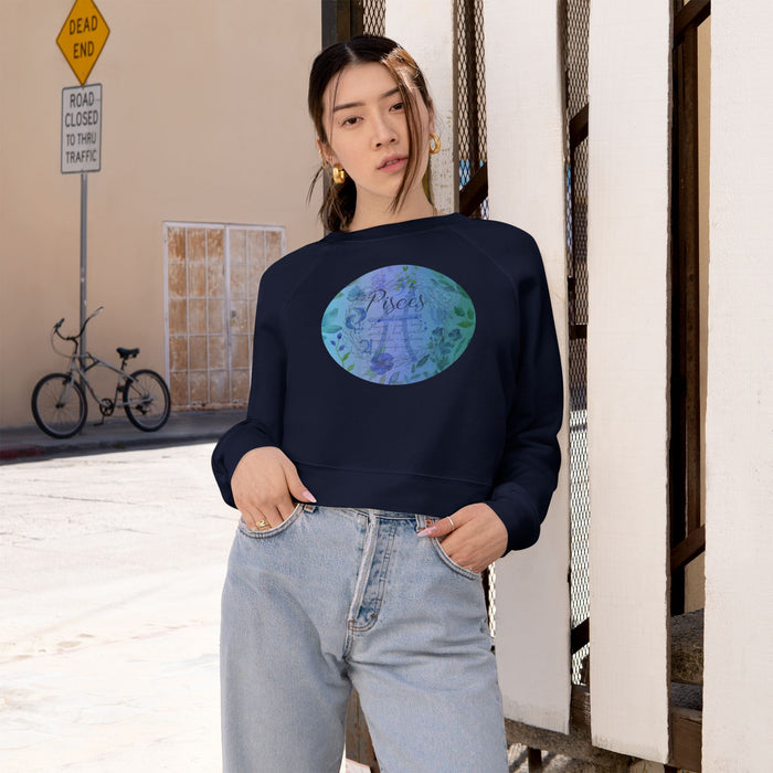 Pisces Women's Cropped Fleece Pullover