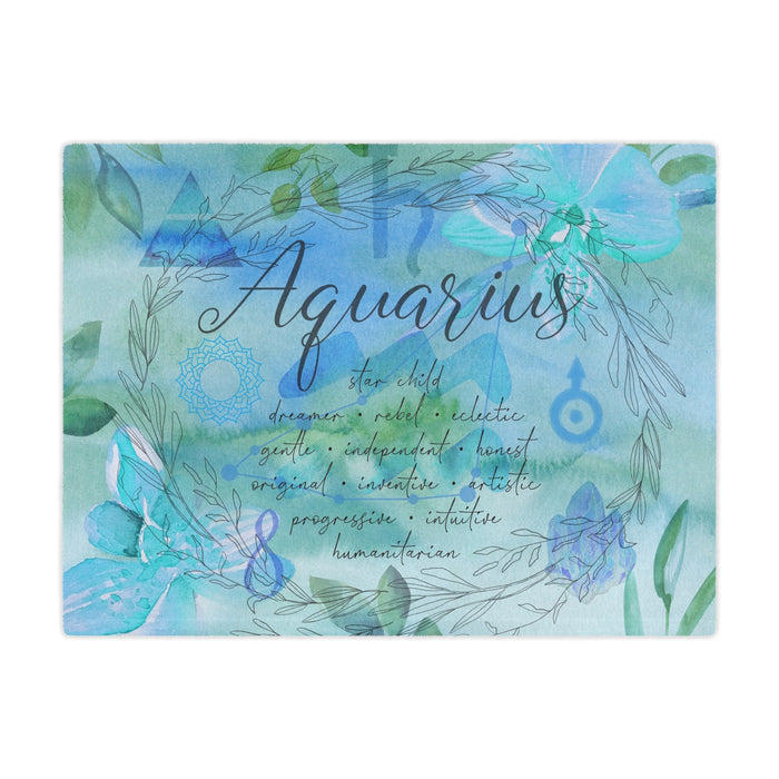 Aquarius Microfiber Blanket