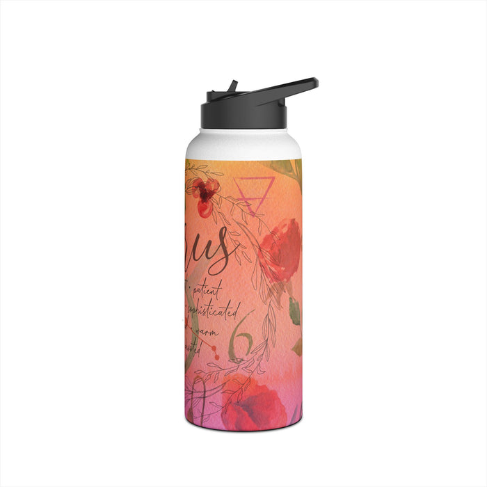 Taurus Stainless Steel Water Bottle, Standard Lid
