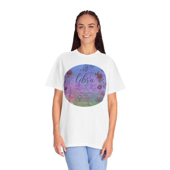 Libra Unisex Garment-Dyed T-shirt