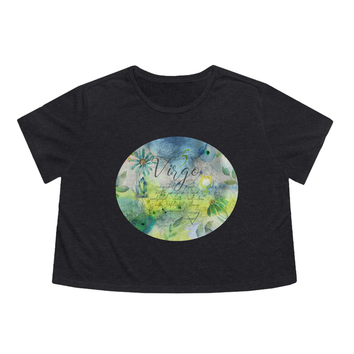 Virgo Women's Flowy Cropped Tee
