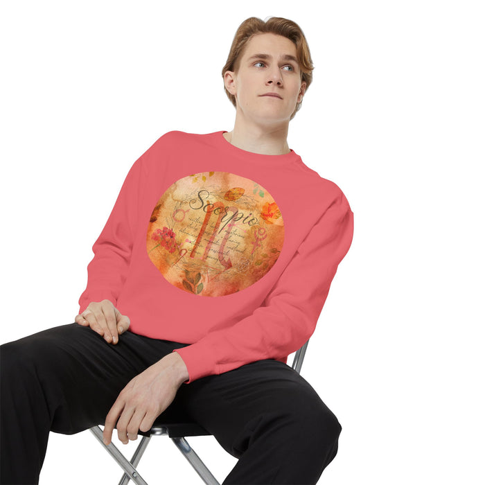 Scorpio Unisex Garment-Dyed Sweatshirt