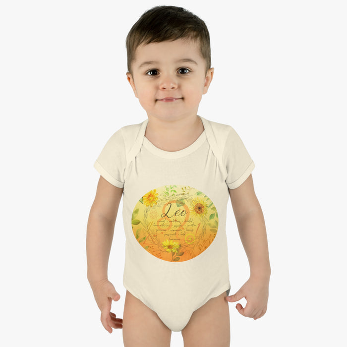 Leo Infant Baby Rib Bodysuit