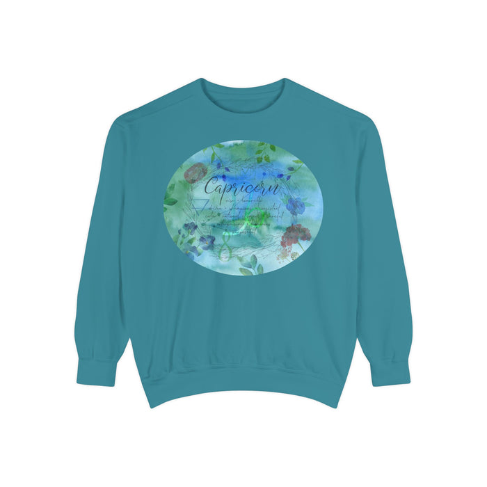 Capricorn Unisex Garment-Dyed Sweatshirt