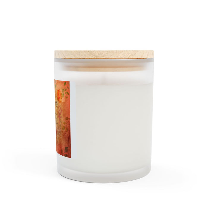 Scorpio Frosted Glass Candle, 11oz