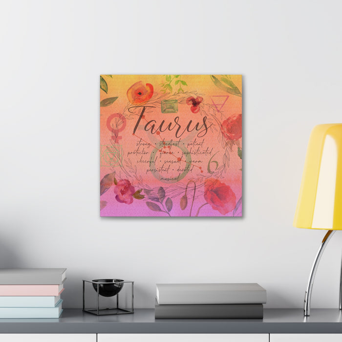 Taurus Canvas Gallery Wraps