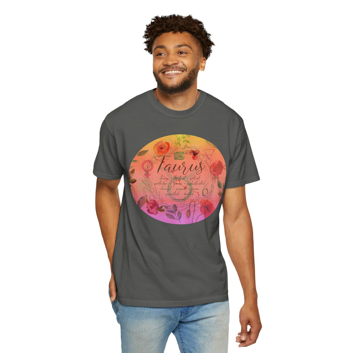 Taurus Unisex Garment-Dyed T-shirt
