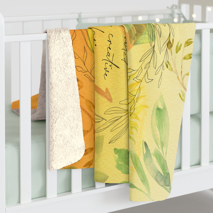 Leo Sherpa Fleece Blanket