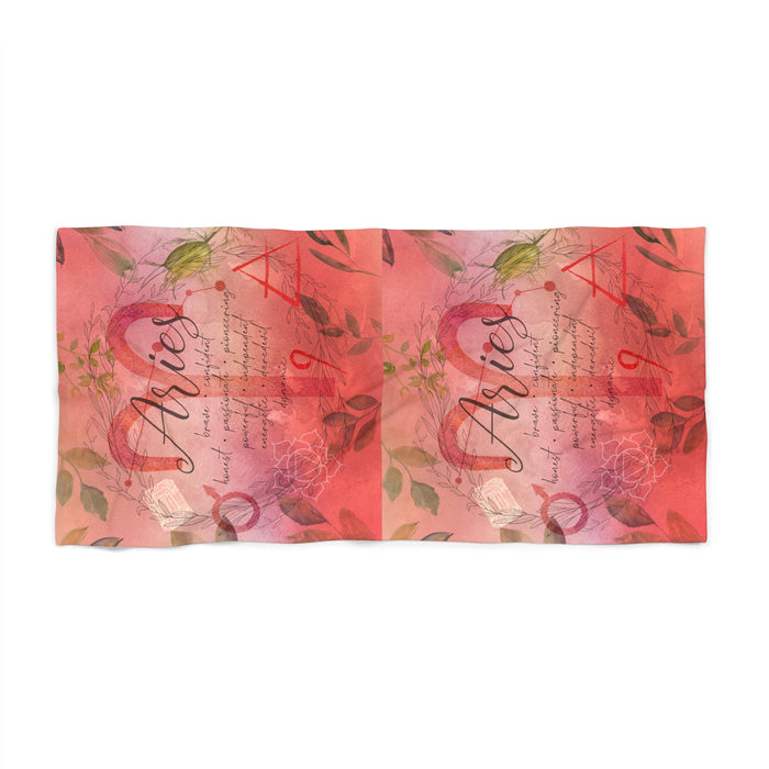 Aries Beach Towel