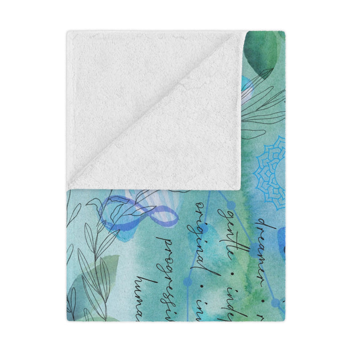 Aquarius Microfiber Blanket