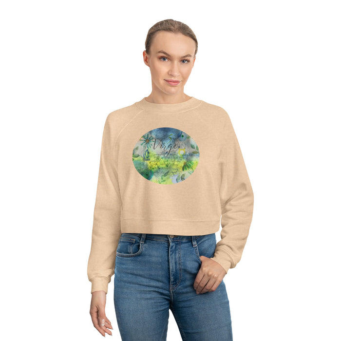 Virgo Women's Cropped Fleece Pullover