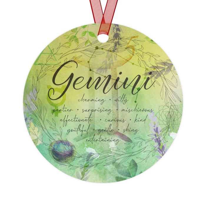 Gemini Metal Ornaments