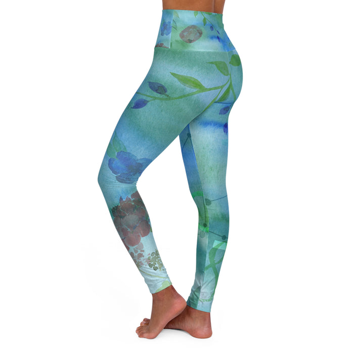 Capricorn High Waisted Yoga Leggings (AOP)