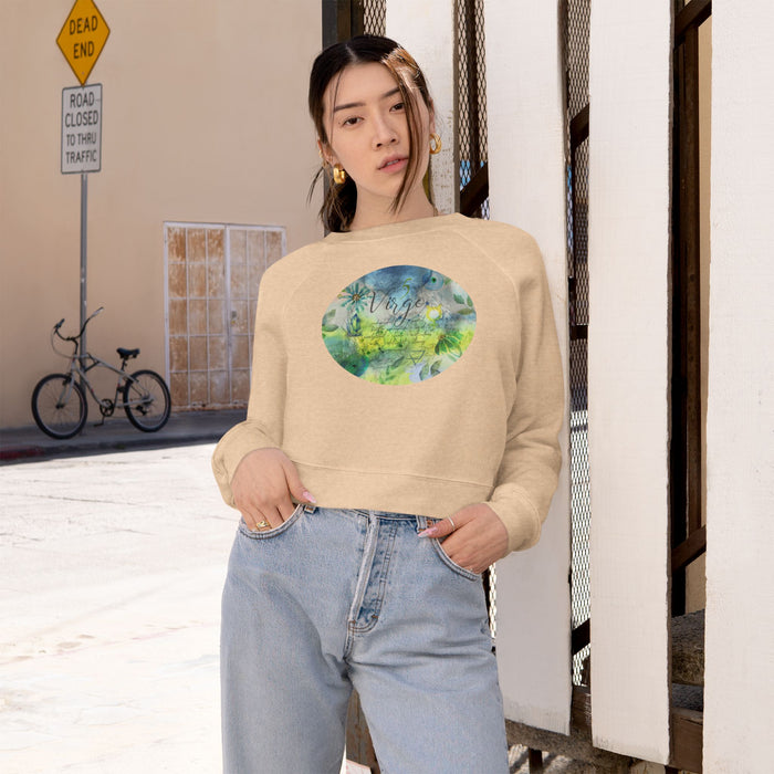 Virgo Women's Cropped Fleece Pullover