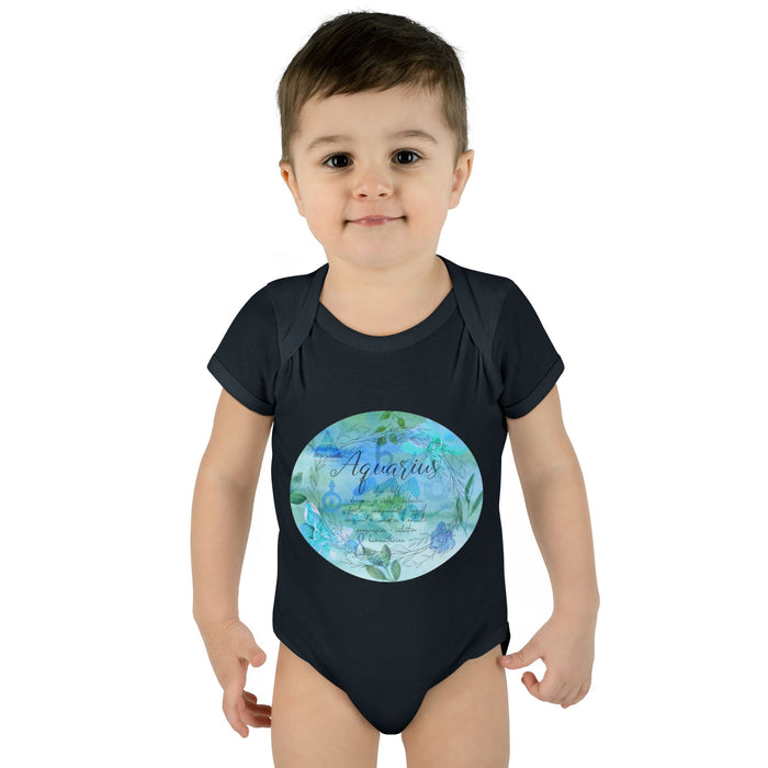 Aquarius Infant Baby Rib Bodysuit
