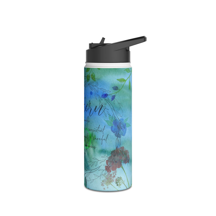 Capricorn Stainless Steel Water Bottle, Standard Lid