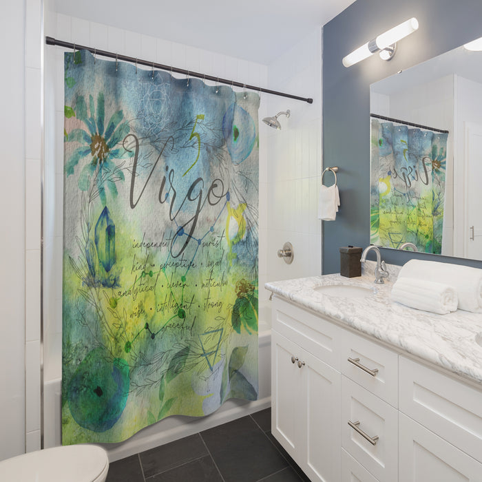 Virgo Shower Curtains