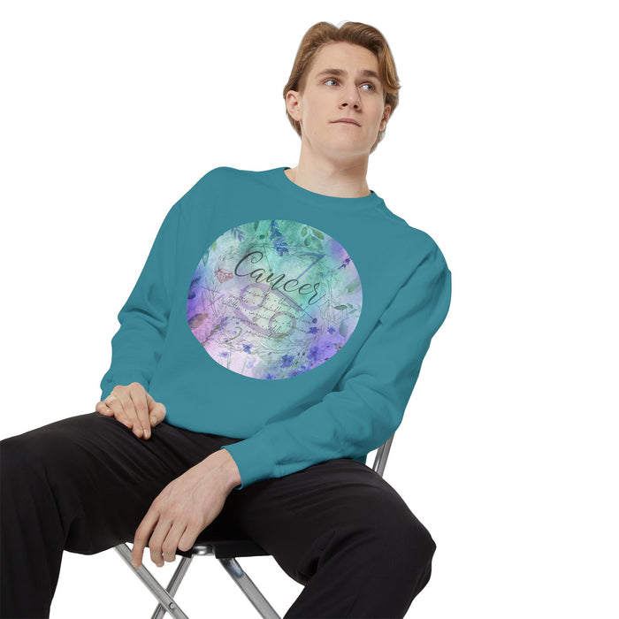 Cancer Unisex Garment-Dyed Sweatshirt