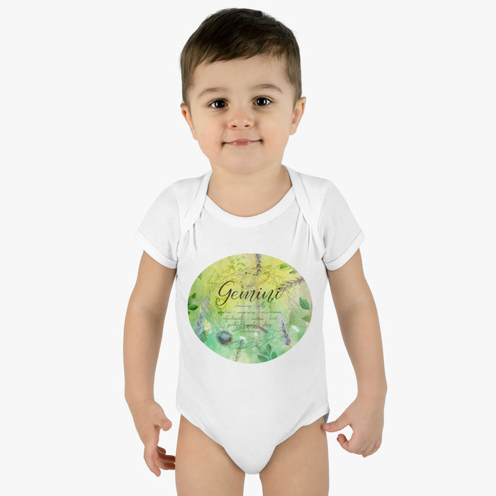 Gemini Infant Baby Rib Bodysuit