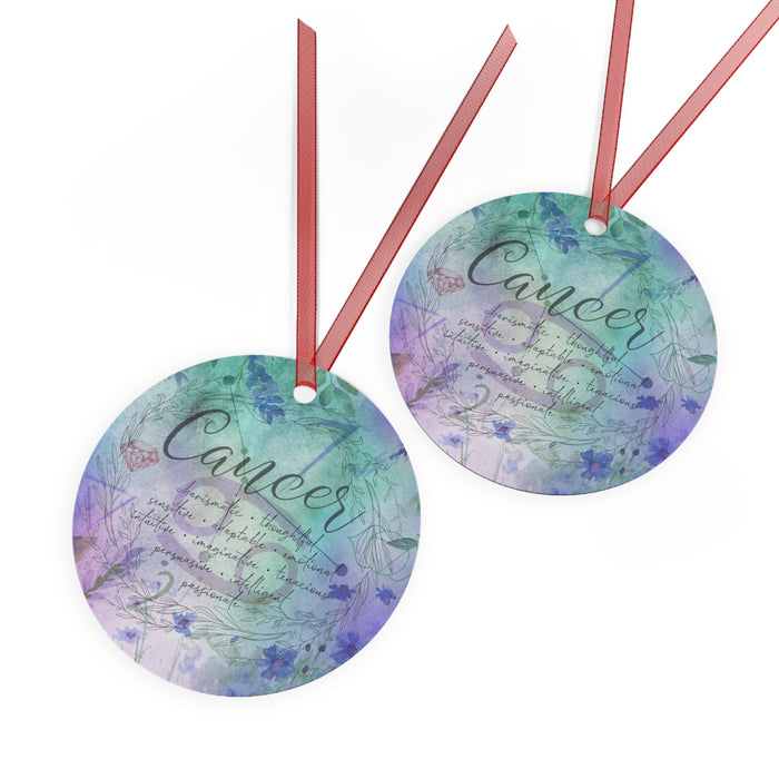 Cancer Metal Ornaments