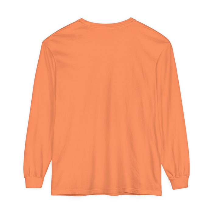 Leo Unisex Garment-dyed Long Sleeve T-Shirt