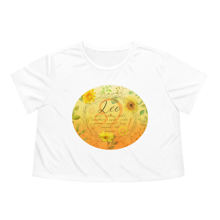 Leo Women's Flowy Cropped Tee