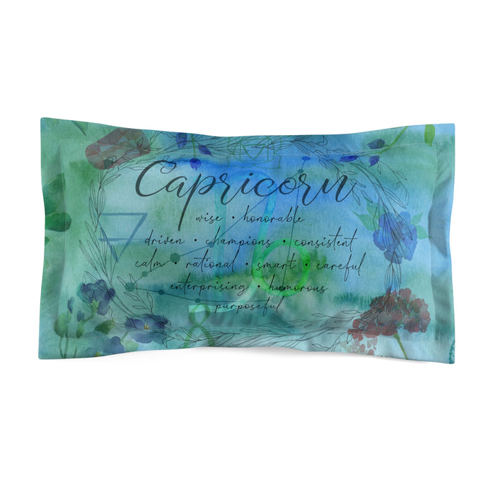Capricorn Microfiber Pillow Sham