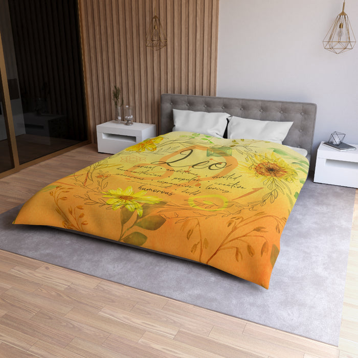 Leo Microfiber Duvet Cover