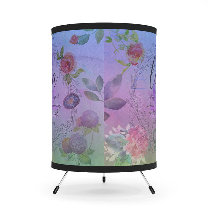 Libra Tripod Lamp with High-Res Printed Shade, US\CA plug