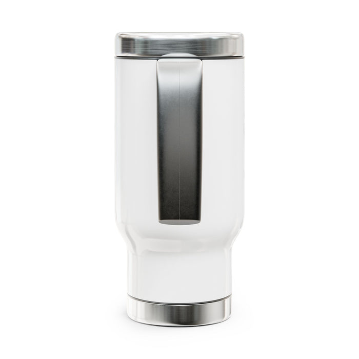 Aries Stainless Steel Travel Mug with Handle, 14oz