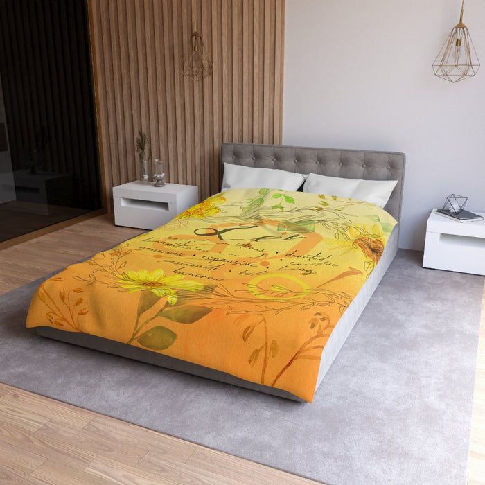 Leo Microfiber Duvet Cover